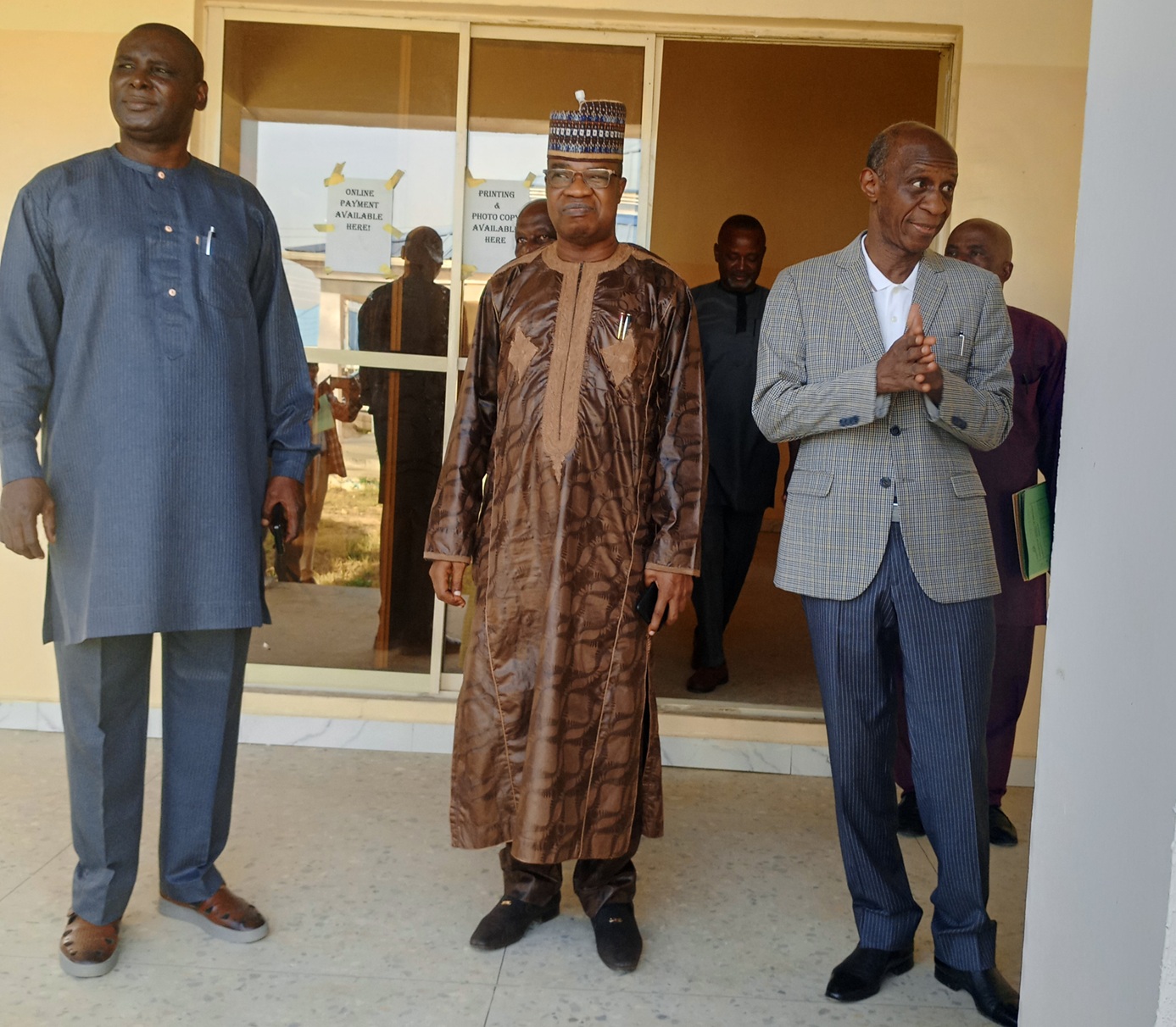 President COCIN, Rev. Dr Amos Musa Mohzo, Chairman Board of Trustees, Karl Kumm University, Prof. Suleiman Elias Bogoro and the Vice Chancellor Karl Kumm University, Prof Audu Nanven Gambo.